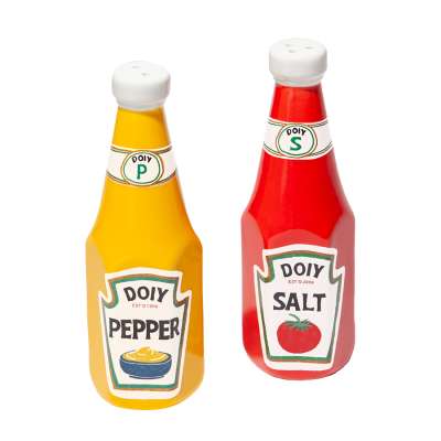 Набор из солонки и перечницы corner shop,  ketchup mustard DOIY DYSPECSKM