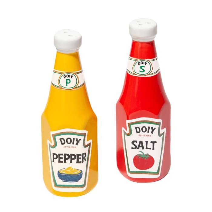 Набор из солонки и перечницы corner shop,  ketchup mustard DOIY DYSPECSKM
