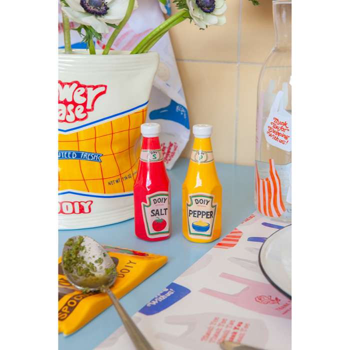 Набор из солонки и перечницы corner shop,  ketchup mustard DOIY DYSPECSKM