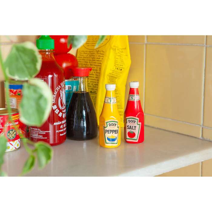 Набор из солонки и перечницы corner shop,  ketchup mustard DOIY DYSPECSKM