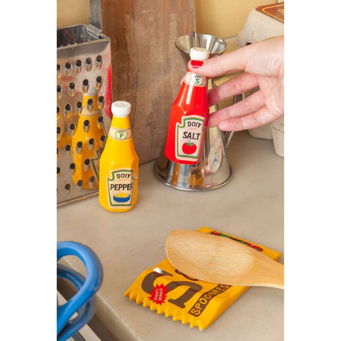 Набор из солонки и перечницы corner shop,  ketchup mustard DOIY DYSPECSKM