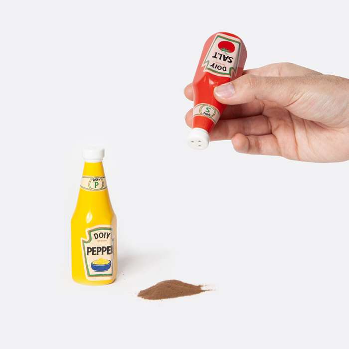 Набор из солонки и перечницы corner shop,  ketchup mustard DOIY DYSPECSKM