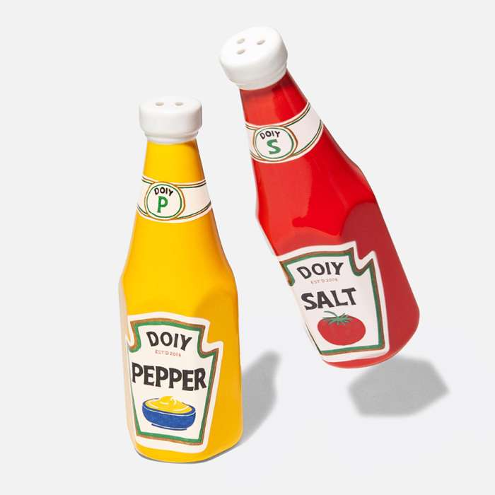 Набор из солонки и перечницы corner shop,  ketchup mustard DOIY DYSPECSKM