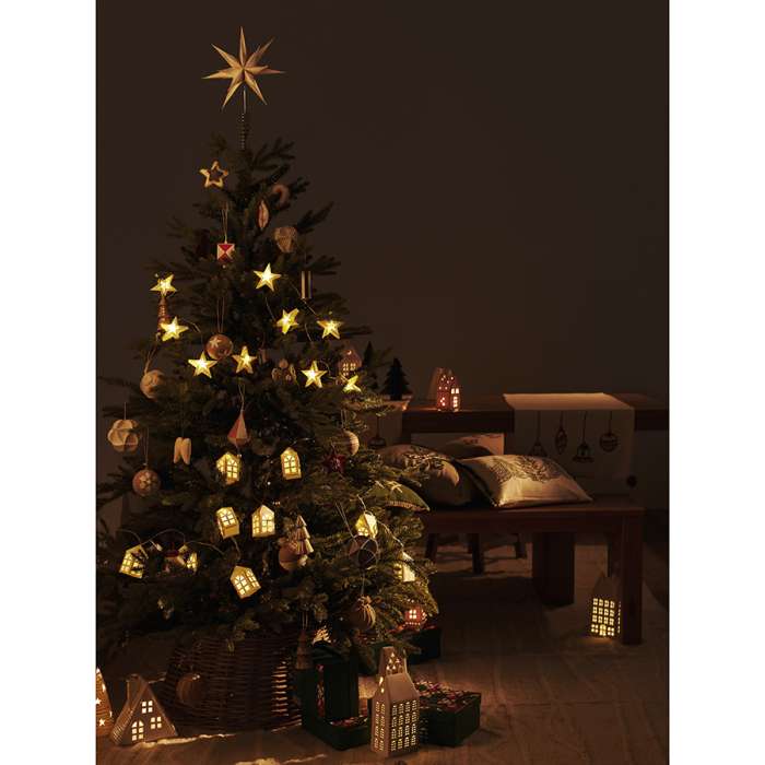 Домик из фарфора с подсветкой aarhus из коллекции new year essential, 21,6 см Tkano TK23-NY_LH0004