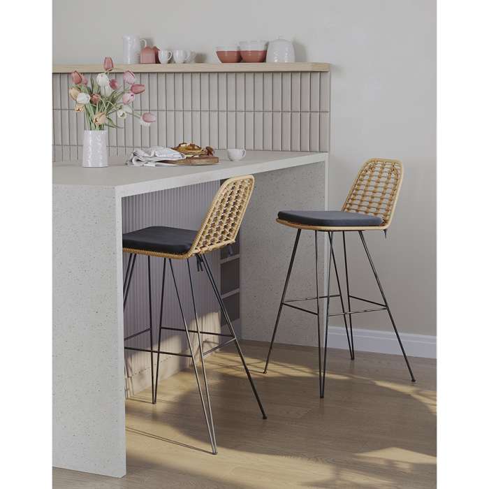 Стул барный vetle flat, ротанг Bergenson Bjorn BB0000479