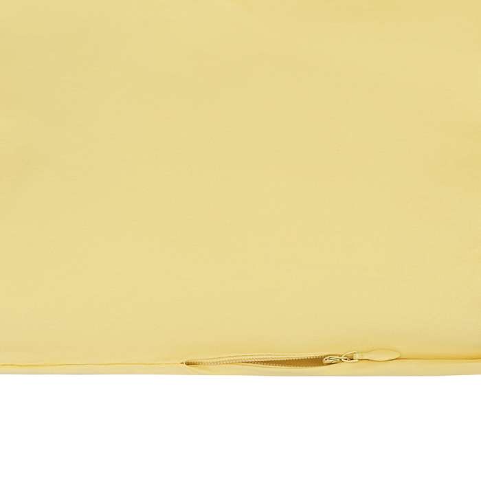 Комплект постельного белья из стираного перкаля светло-желтого цвета из коллекции essential, 150х200 см Tkano TK24-DC0021