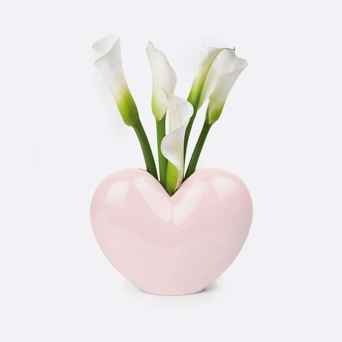 Ваза для цветов love, 15,5 см, светло-розовая DOIY DYVASLOVP