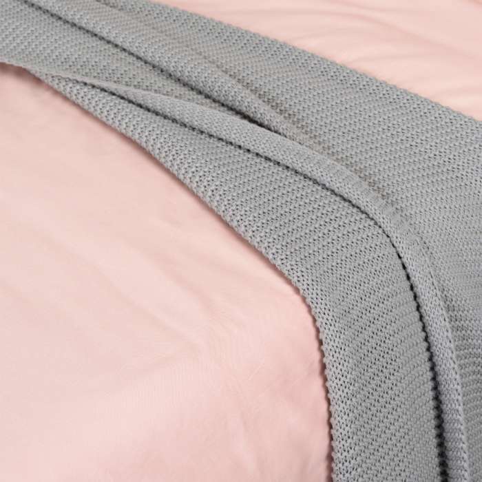 Комплект постельного белья двуспальный из сатина цвета пыльной розы из коллекции essential Tkano TK19-DC0017