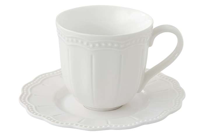 Чашка с блюдцем Elite, белая, 0,25 л EASY LIFE EL-R2885_ELIW
