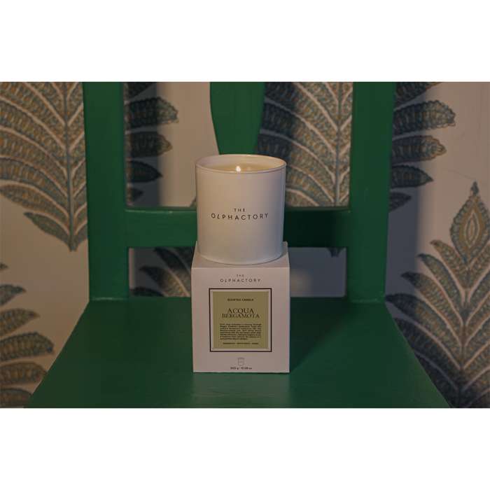 Свеча ароматическая the olphactory, white insignia, acqua bergamota, 60 ч Ambientair VV060AUWTO