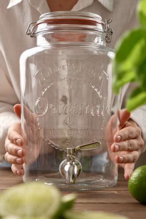 Диспенсер для напитков с подставкой maison jar, 5 л Liberty Jones LJ0000599