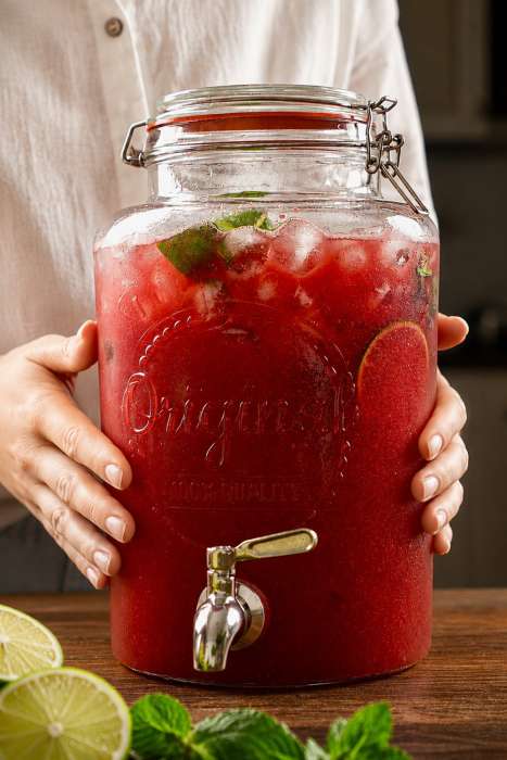 Диспенсер для напитков с подставкой maison jar, 5 л Liberty Jones LJ0000599