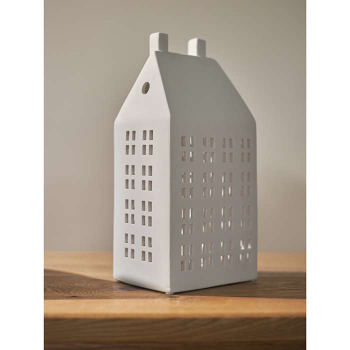 Домик из фарфора с подсветкой aarhus из коллекции new year essential, 26,6 см Tkano TK23-NY_LH0003