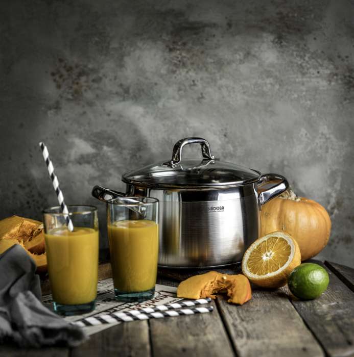 Кастрюля со стеклянной крышкой, 24 см/7.1 л, VORSA, NADOBA 	727111