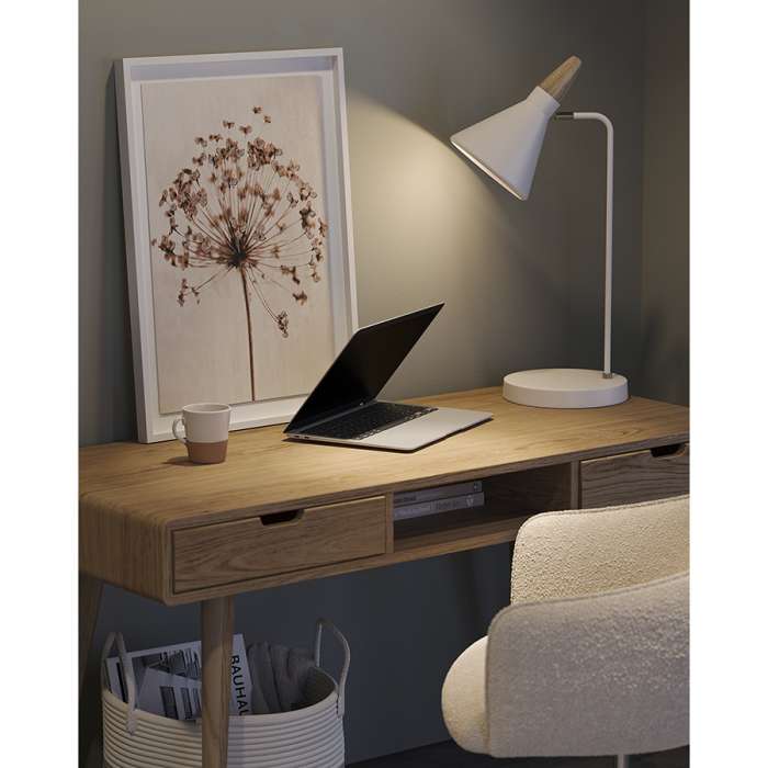 Лампа настольная thor, D25х57 см, бежевая Bergenson Bjorn BB0000418