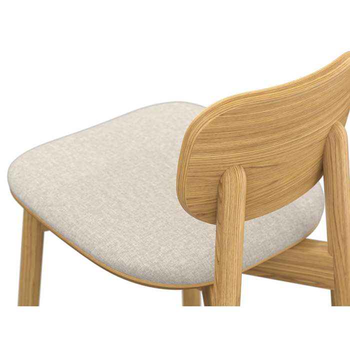 Стул полубарный saga, рогожка, бежевый LATITUDE SGBRDBSCHBSKBG