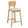 Стул полубарный saga, рогожка, бежевый LATITUDE SGBRDBSCHBSKBG