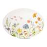 Блюдо овальное Decor de table Полевые цветы 39,7х29 см, керамика, белое