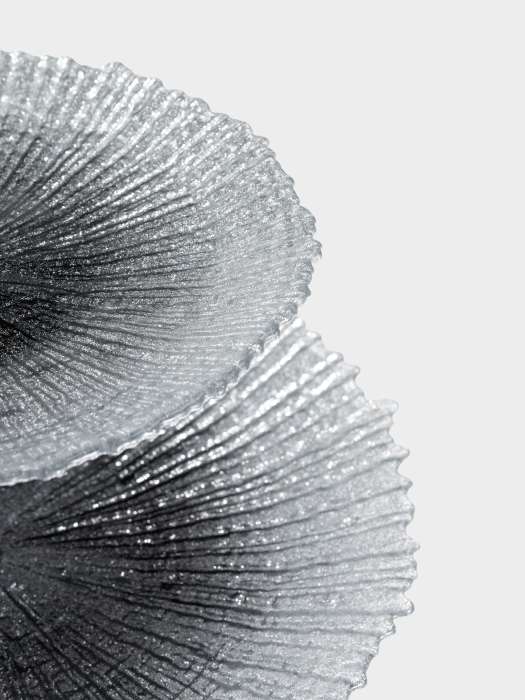 Подставка для пирожных, 21х28/26 см, 2 яруса, стекло/металл, серебристо-серая, Avila ANNA LAFARG ANLAF-5648/9-1909038