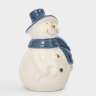 Емкость для соли или перца, 8 см, фарфор P, бело-голубая, Снеговик, Snowfall ANNA LAFARG ANLAF-FX19830A/28A