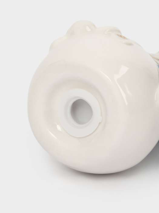 Емкость для соли или перца, 8 см, фарфор P, бело-голубая, Снеговик, Snowfall ANNA LAFARG ANLAF-FX19830A/28A