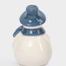 Емкость для соли или перца, 8 см, фарфор P, бело-голубая, Снеговик, Snowfall ANNA LAFARG ANLAF-FX19830A/28A