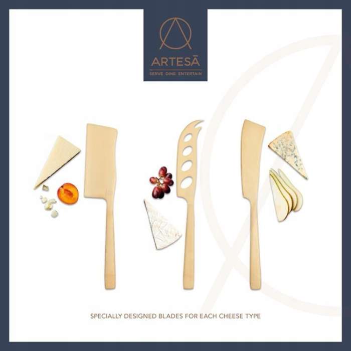 Набор ножей для сыра Artesa KITCHEN CRAFT ARTCHSBRA3PC