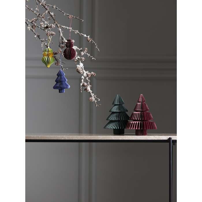 Набор елочных украшений из бумаги honeycomb festive из коллекции new year essential, 3 шт. Tkano TK23-NY_SET0016