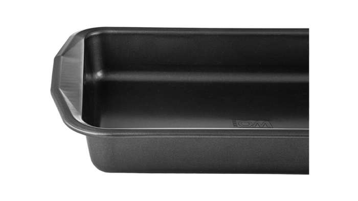 Форма для запекания прямоугольная Home Baking 38,3х25,2х5,5 см, сталь углеродистая, серая WO HOME WO1021