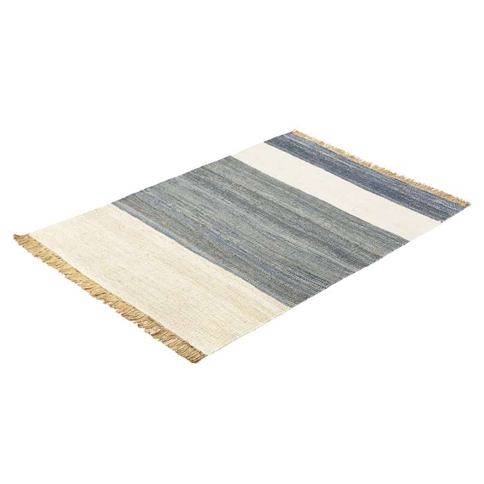 Ковер из джута, денима и шерсти hyderabad из коллекции ethnic, 160х230см Tkano TK23-DR0024
