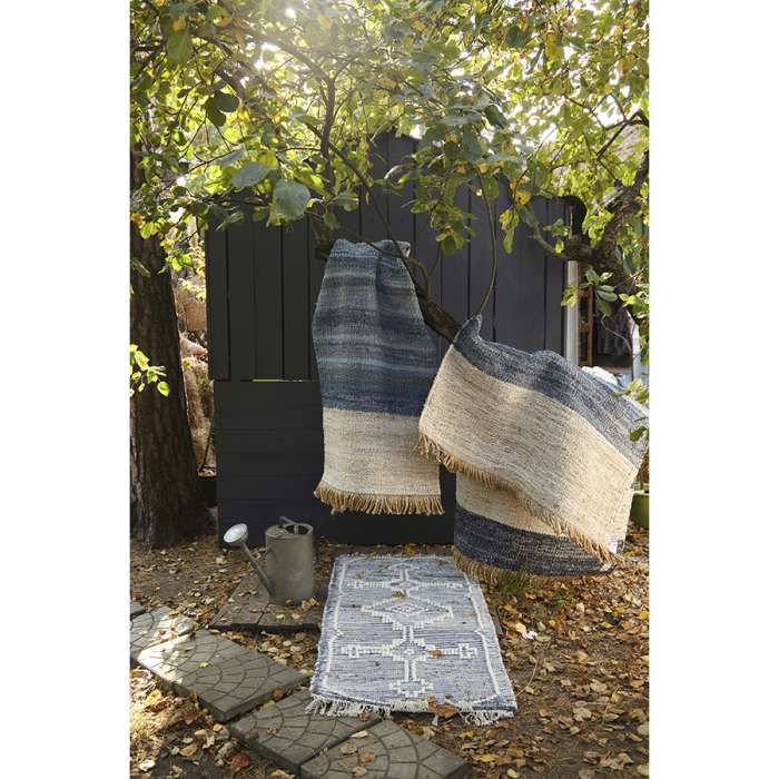 Ковер из джута, денима и шерсти hyderabad из коллекции ethnic, 160х230см Tkano TK23-DR0024