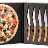 Набор ножей для стейка и пиццы Napoli, 4 шт, ручка из светлого дерева, п/у LEGNOART LGA-PK-10B