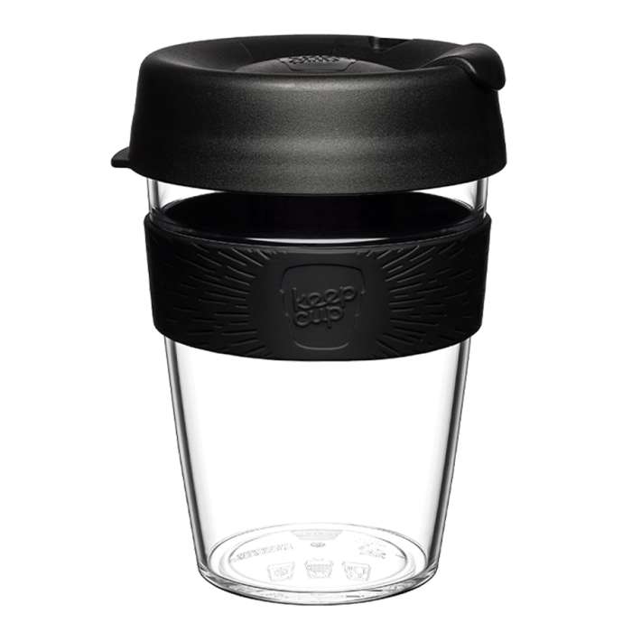 Кружка original m 340 мл clear black KEEP CUP CCBLA12