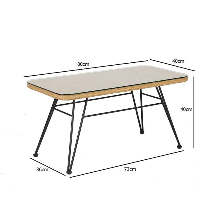 Столик vetle, 80х40 см Bergenson Bjorn BB0000481