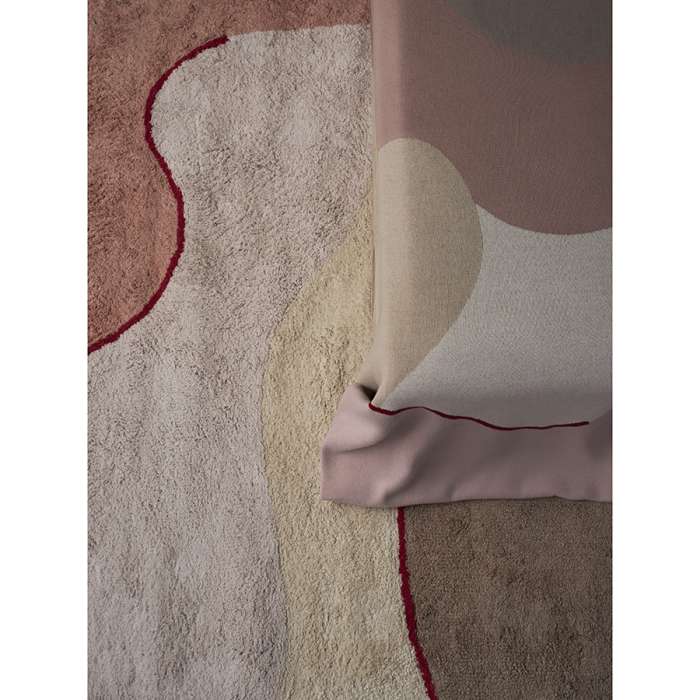 Плед из хлопка с авторским принтом бежевого цвета из коллекции freak fruit, 130х180 см Tkano TK23-TH0007