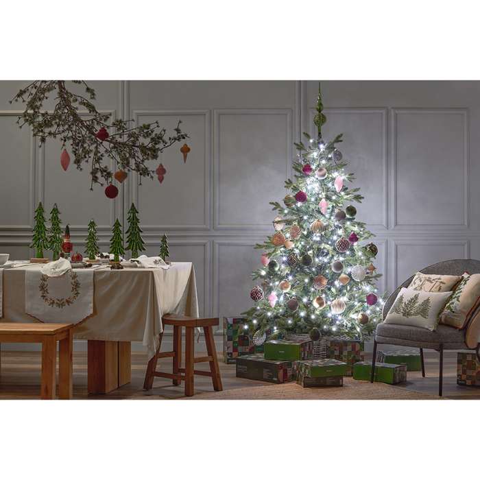 Дорожка на стол Festive wreath из коллекции New Year Essential, 45х150 см Tkano TK24-TR0007