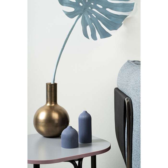 Свеча декоративная синего цвета из коллекции edge, 16,5 см Tkano TK22-CND0002