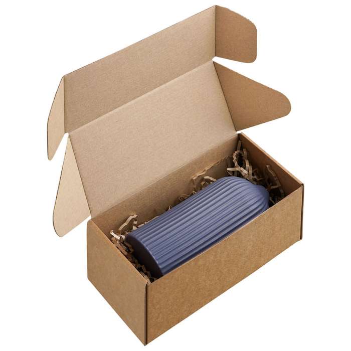 Свеча декоративная синего цвета из коллекции edge, 16,5 см Tkano TK22-CND0002