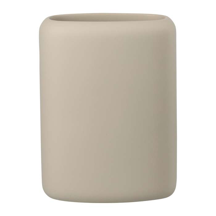 Стакан для зубных щеток slim, светло-серый Bergenson Bjorn Bath BB0000953
