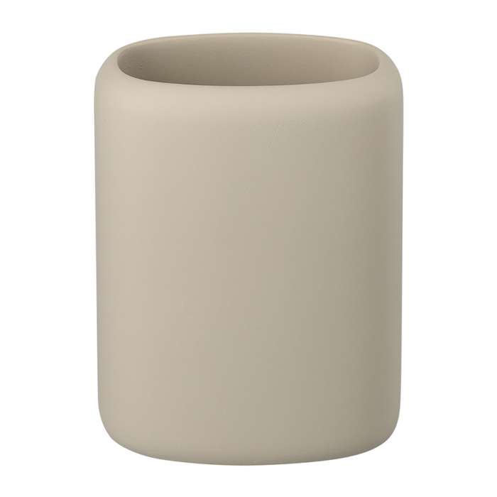 Стакан для зубных щеток slim, светло-серый Bergenson Bjorn Bath BB0000953