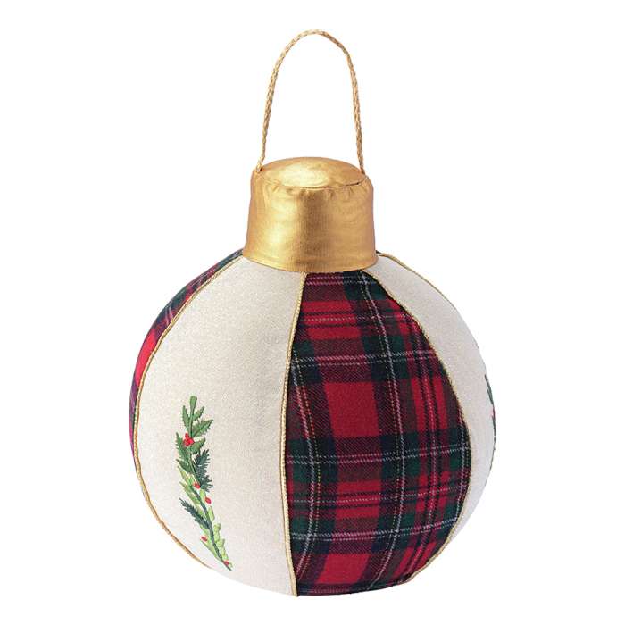 Подушка декоративная Ёлочный шар из коллекции new year essential, D25 см Tkano TK26-CU0016