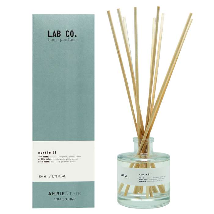 Диффузор ароматический lab co, myrtle, 200 мл Ambientair MK200SBLB