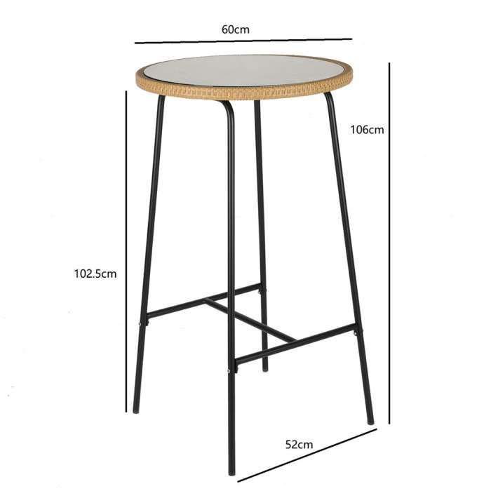 Столик барный vetle, D60 см Bergenson Bjorn BB0000482