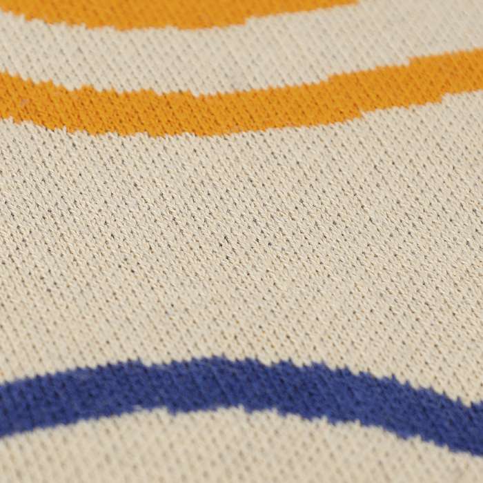 Плед из хлопка по мотивам эвенских орнаментов из коллекции cultural heritage, 130х180 см Tkano TK23-TH0009