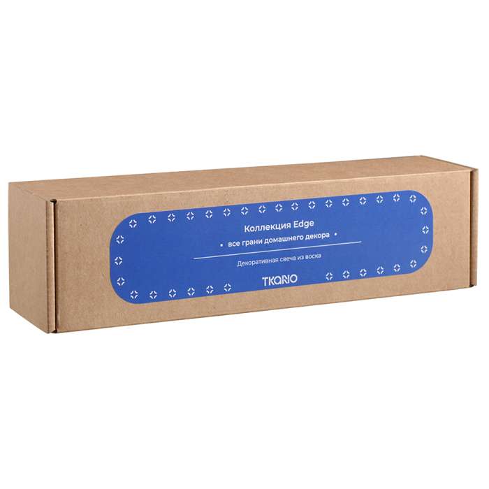 Свеча декоративная ярко-синего цвета из коллекции edge, 25,5см Tkano TK22-CND0015
