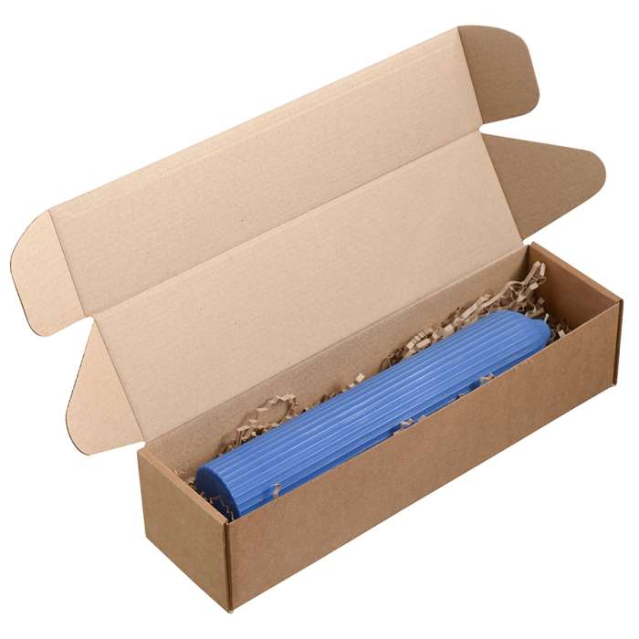 Свеча декоративная ярко-синего цвета из коллекции edge, 25,5см Tkano TK22-CND0015