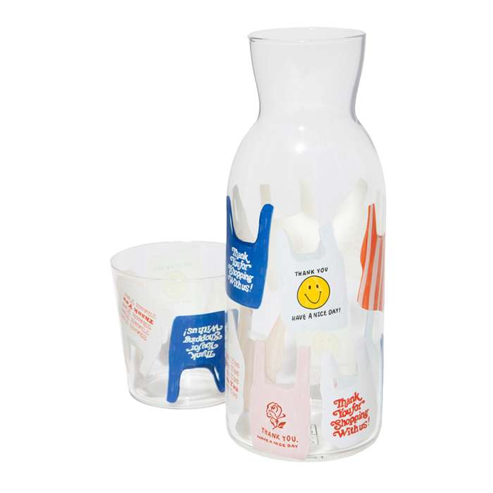 Набор из графина и стакана corner shop, thank you bag DOIY DYJGLCSBA