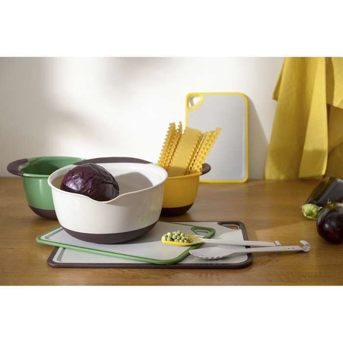 Щипцы кухонные многофункциональные Synn, 28,5 см, светло-серые/желтые SMART SOLUTIONS SS-FT-NLSLC-3-ln-1