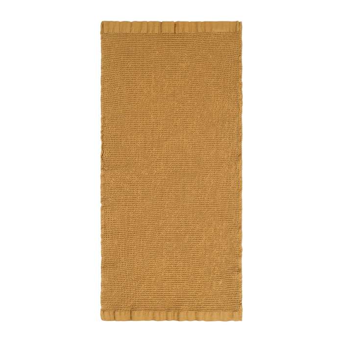 Полотенце для рук из умягченной вафли цвета охры из коллекции essential, 50x90 см Tkano TK25-HT0006