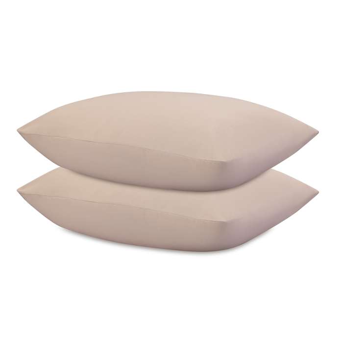 Комплект постельного белья из премиального сатина бежевого цвета из коллекции essential, 200х220 см Tkano TK25-DC0006